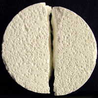 Ceramic material used in bone grafting