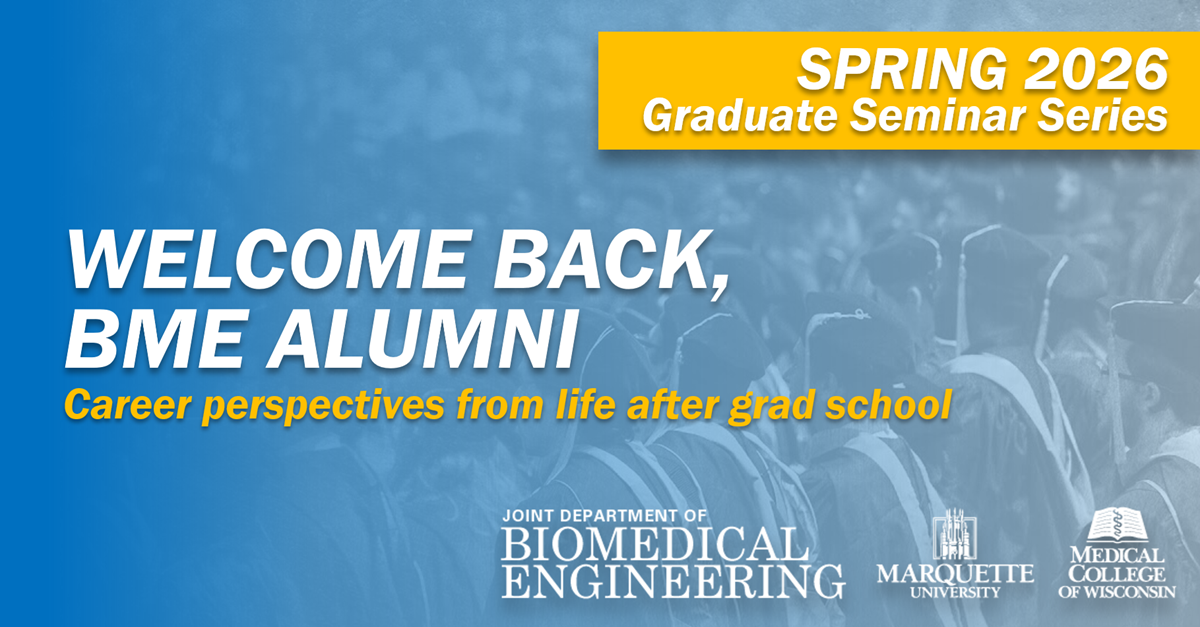 Announcement for BME Spring Seminar Series