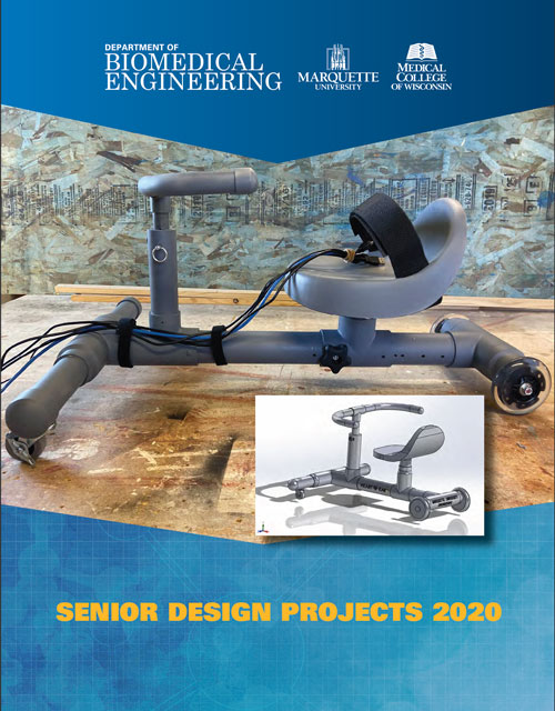 Cover of Senior Design Catalogue, class of 2020