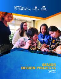 Cover of Senior Design Catalogue, class of 2022