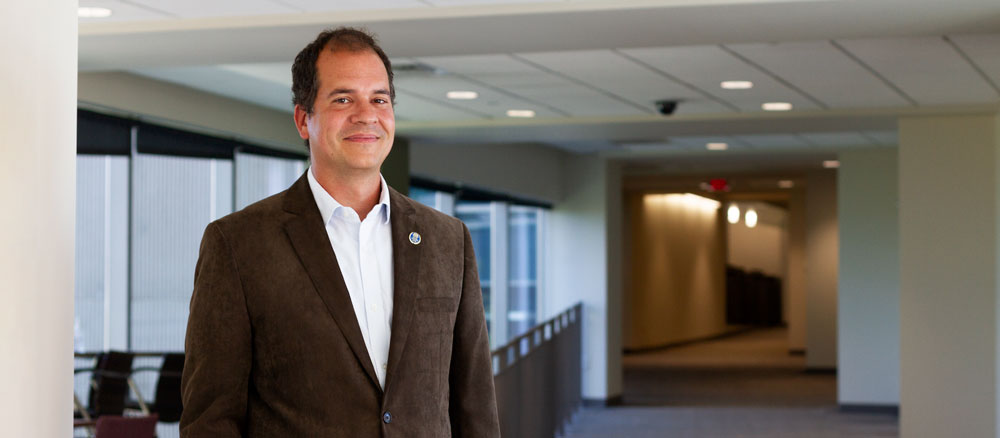 Dr. Tefft in the Translational and Biomedical Research Center at MCW