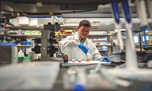 Dr. Bing Yu in Marquette-MCW BME Biophotonics Lab