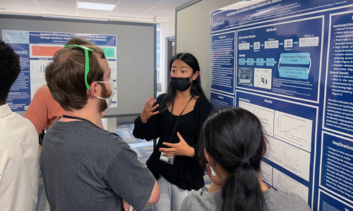 High School Students in the SUPREMES Program showcase this year's research at the SUPREMES Symposium 2022