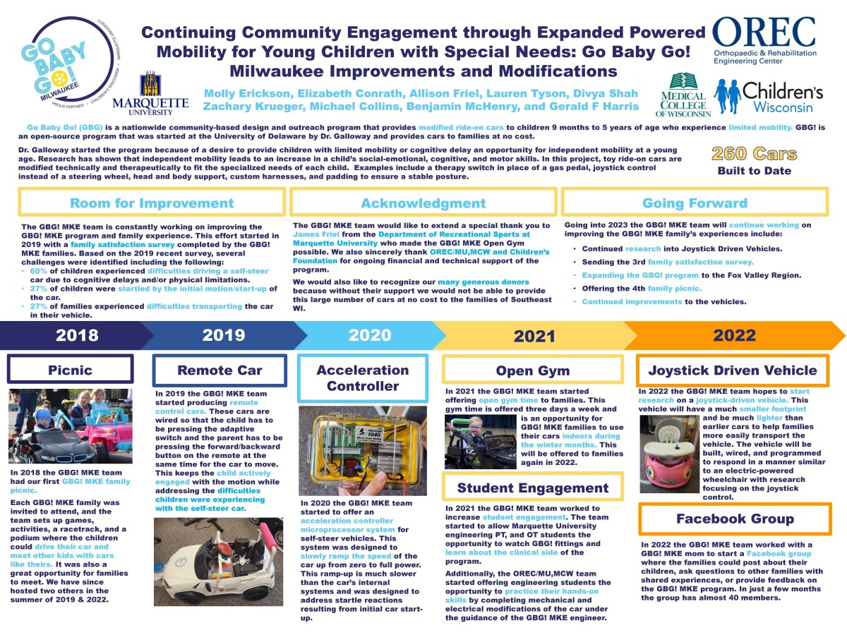 Go Baby Go 2022 Community Engagement Poster